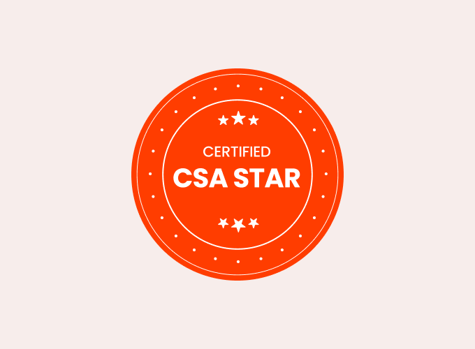 Morningmate CSA STAR certification for cloud service security.