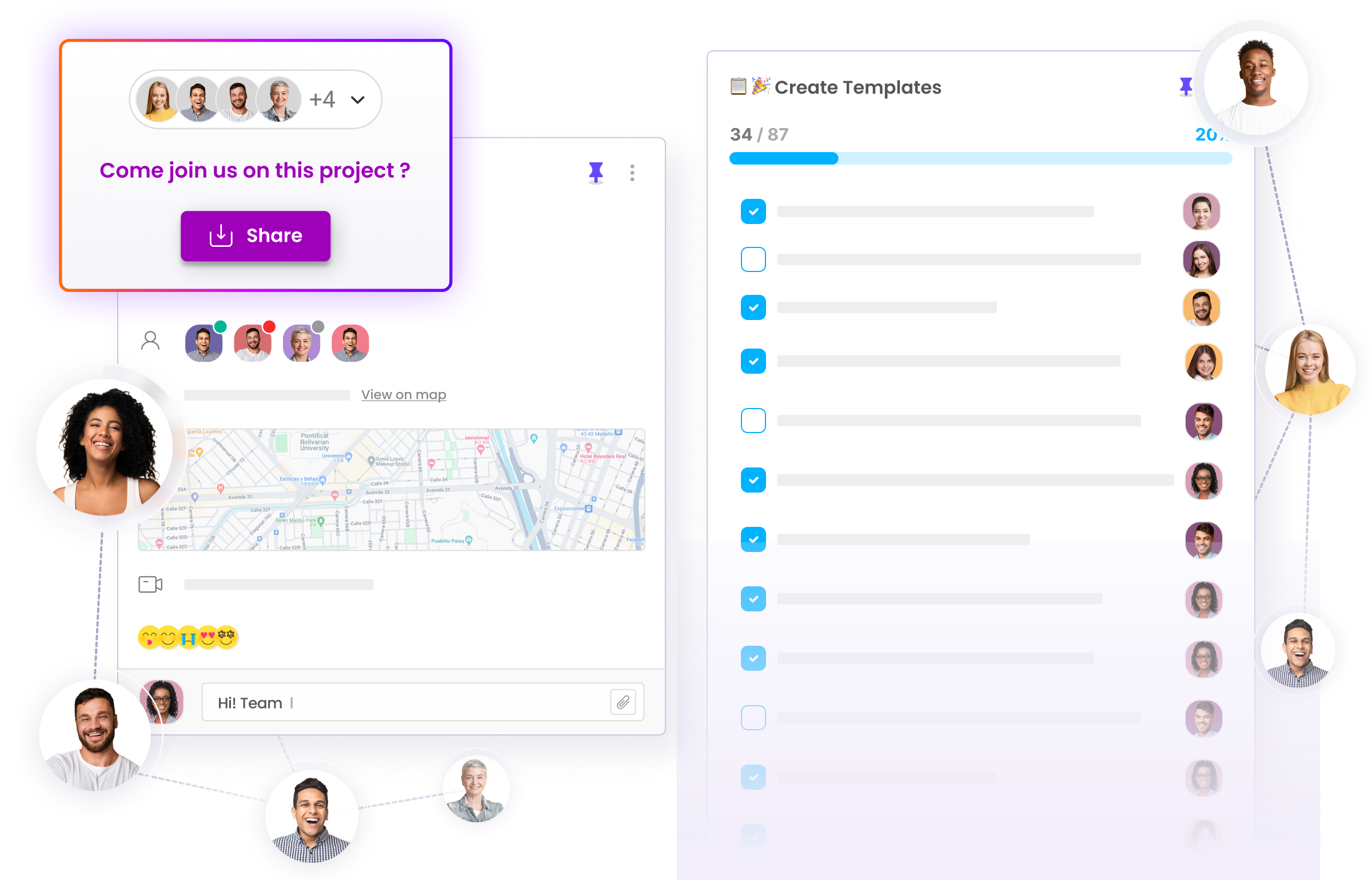 Open collaboration starts here with Morningmate's team space.